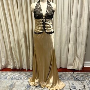 Special occasion champagne dress